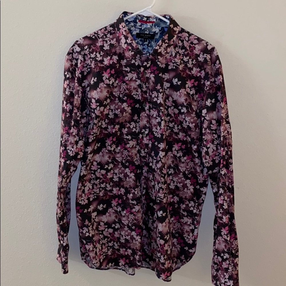 Ted Baker London Floral Button Down Shirt